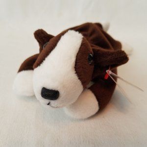 TY BRUNO the Bull Terrier Dog Stuffed Animal Toy Plush